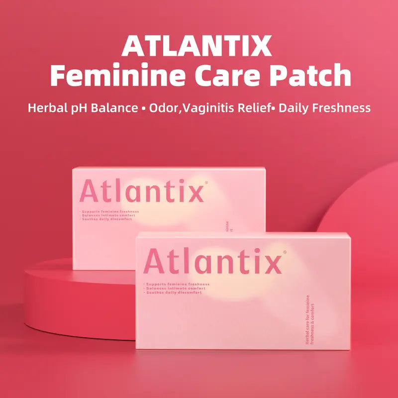 ATLANTIX Natural Steam Pads with Snow Lotus & 7 Herbal Extracts for Feminine Balance, Gentle pH Support & Daily Freshness,