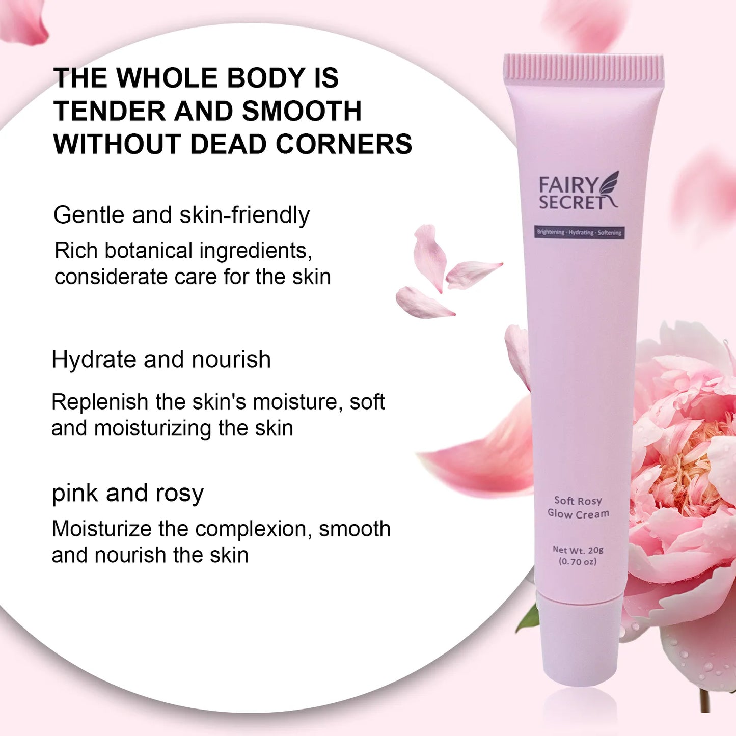 FairySecret® Soft Rosy Glow Cream for Delicate Skin