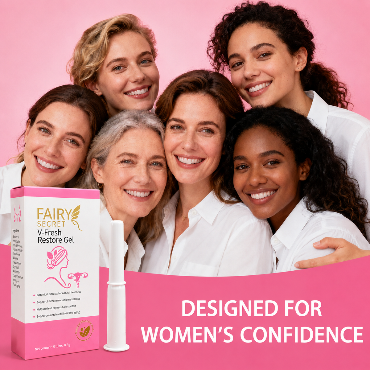 FairySecret® V-Fresh Restore Gel | Natural Botanical Feminine Care