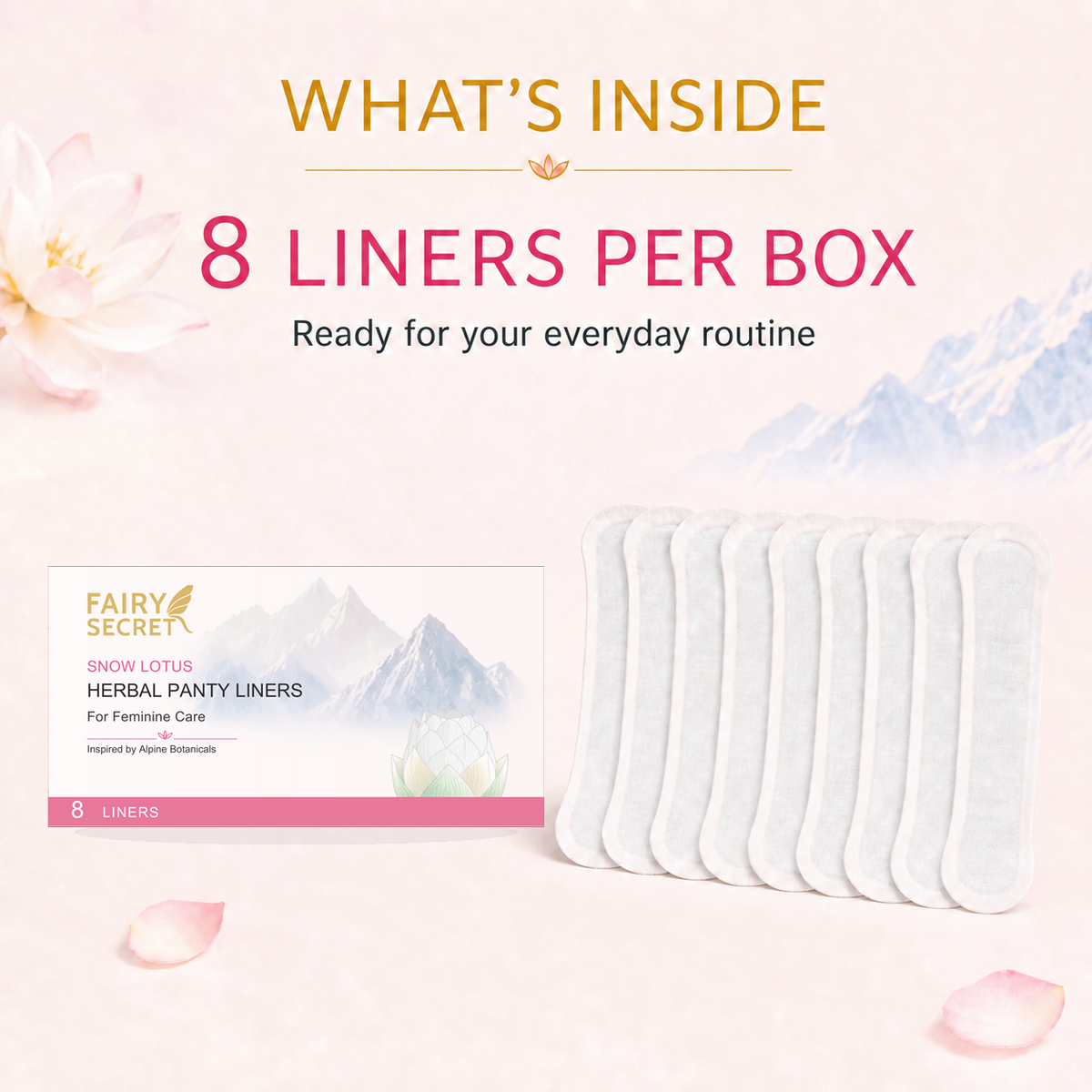 FairySecret® Snow Lotus Herbal Steam Pads for Feminine Freshness & pH Balance