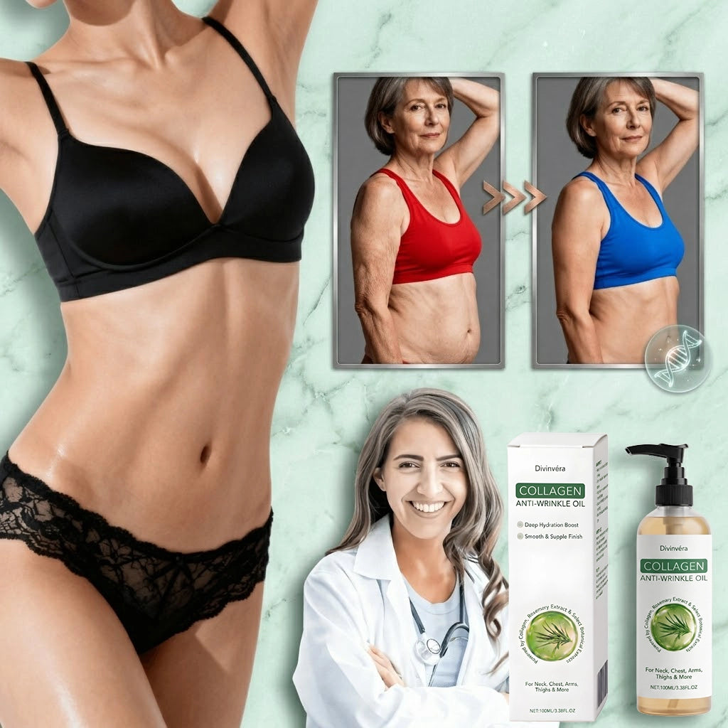 Divinvéra Collagen Oil | Tightens and lifts sagging skin by 98% within 24 hours