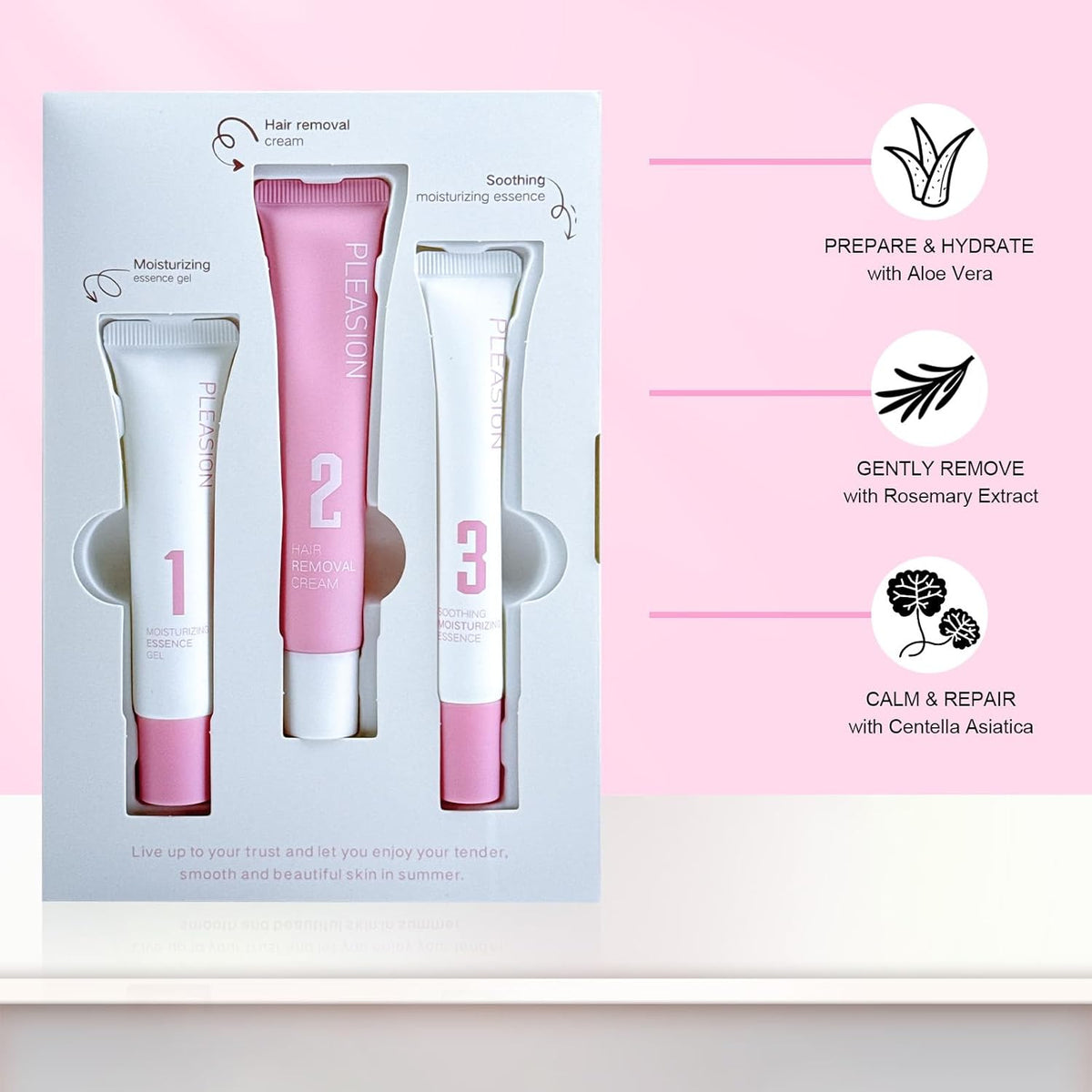 FairySecret® Hair Removal Cream Set – Gentle for Sensitive Skin