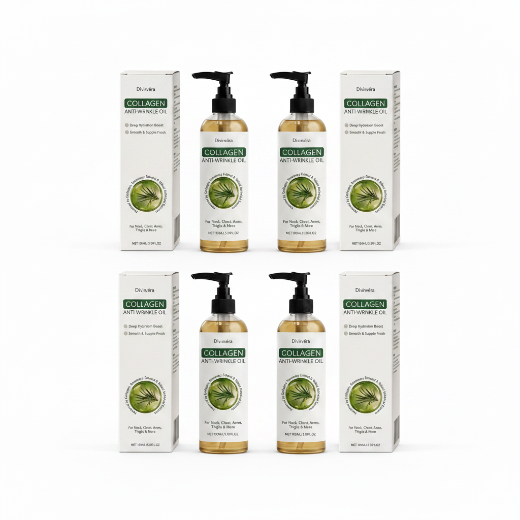 Divinvéra Collagen Oil | Tightens and lifts sagging skin by 98% within 24 hours