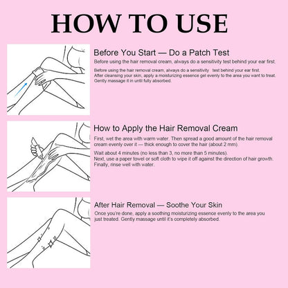 FairySecret® Hair Removal Cream Set – Gentle for Sensitive Skin