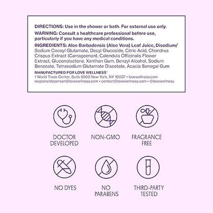 Love Wellness pH Balancing Cleanser | Feminine Vaginal Wash | Fragrance-Free | Vaginal Cleanser for Balanced pH, Intimate Health & Hygiene | Non-Irritating with Aloe Vera for Sensitive Skin | 5 Fl Oz