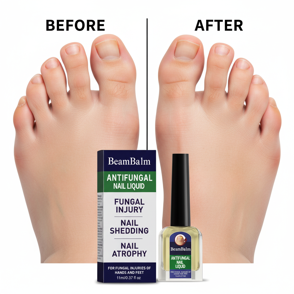 Before after with BeamBalm product 1