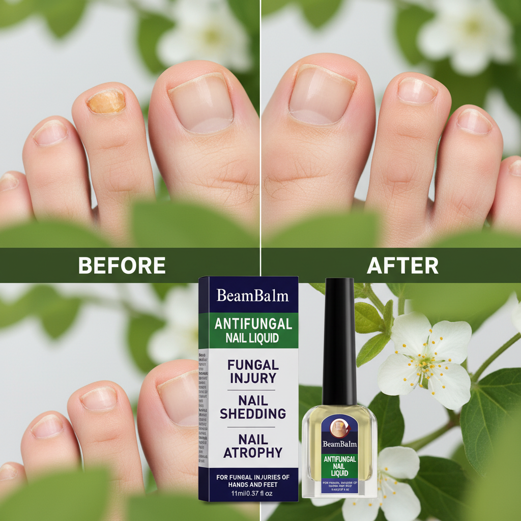 Before after with BeamBalm product 3