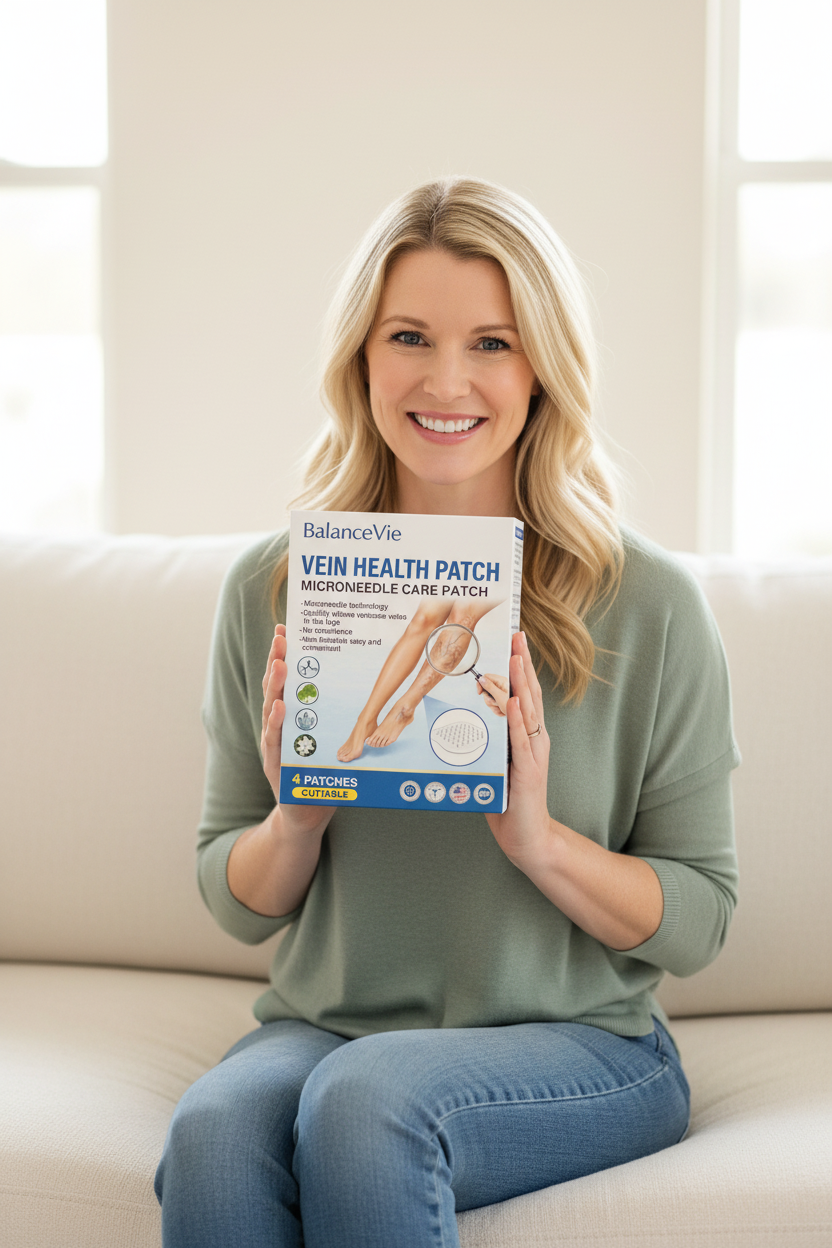 Woman holding product 2